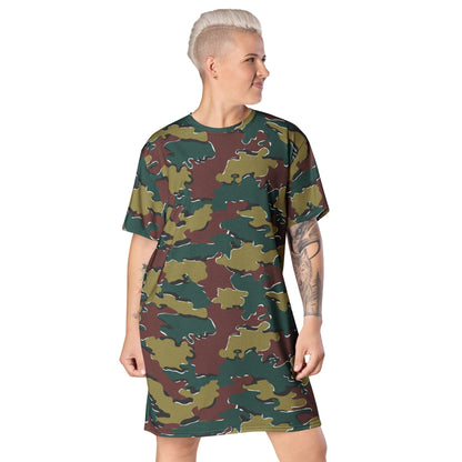 Belgium Jigsaw CAMO T-shirt dress - 2XS - T-Shirt Dresses