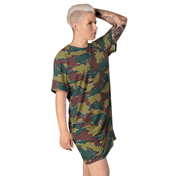 Belgium Jigsaw CAMO T-shirt dress - T-Shirt Dresses