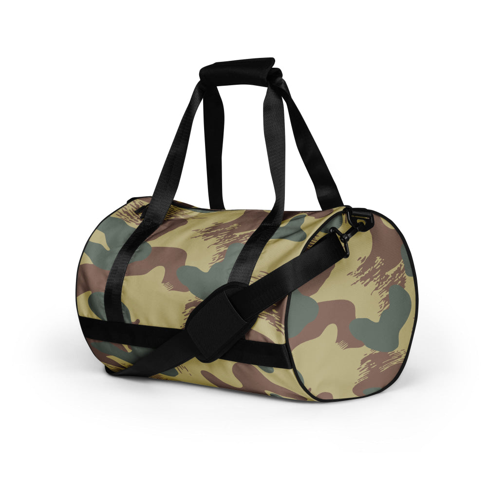 Belgium WW2 Independent Parachute Company Brushstroke CAMO gym bag - Gym Bag