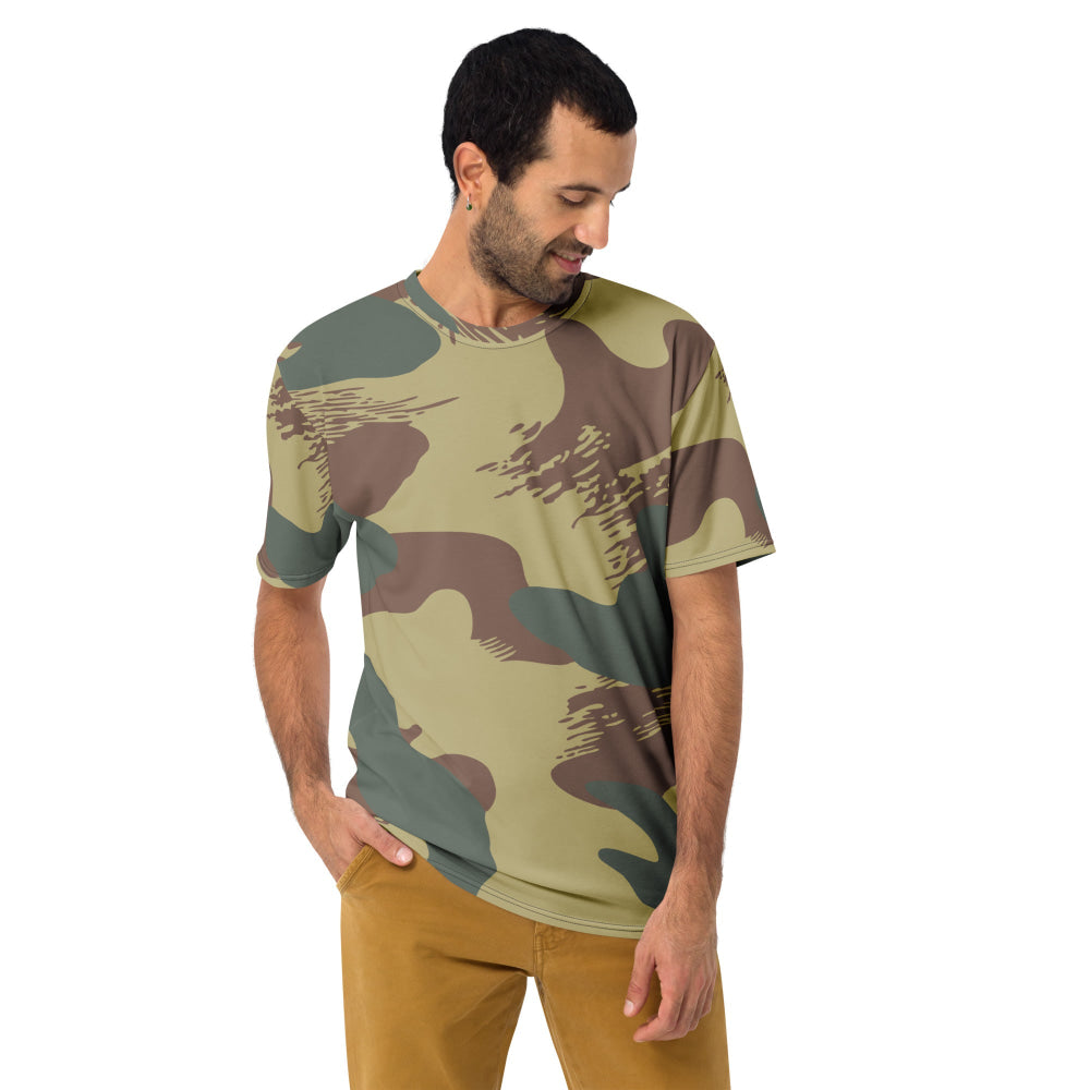 Belgium WW2 Independent Parachute Company Brushstroke CAMO Men’s t-shirt - Mens T-Shirt