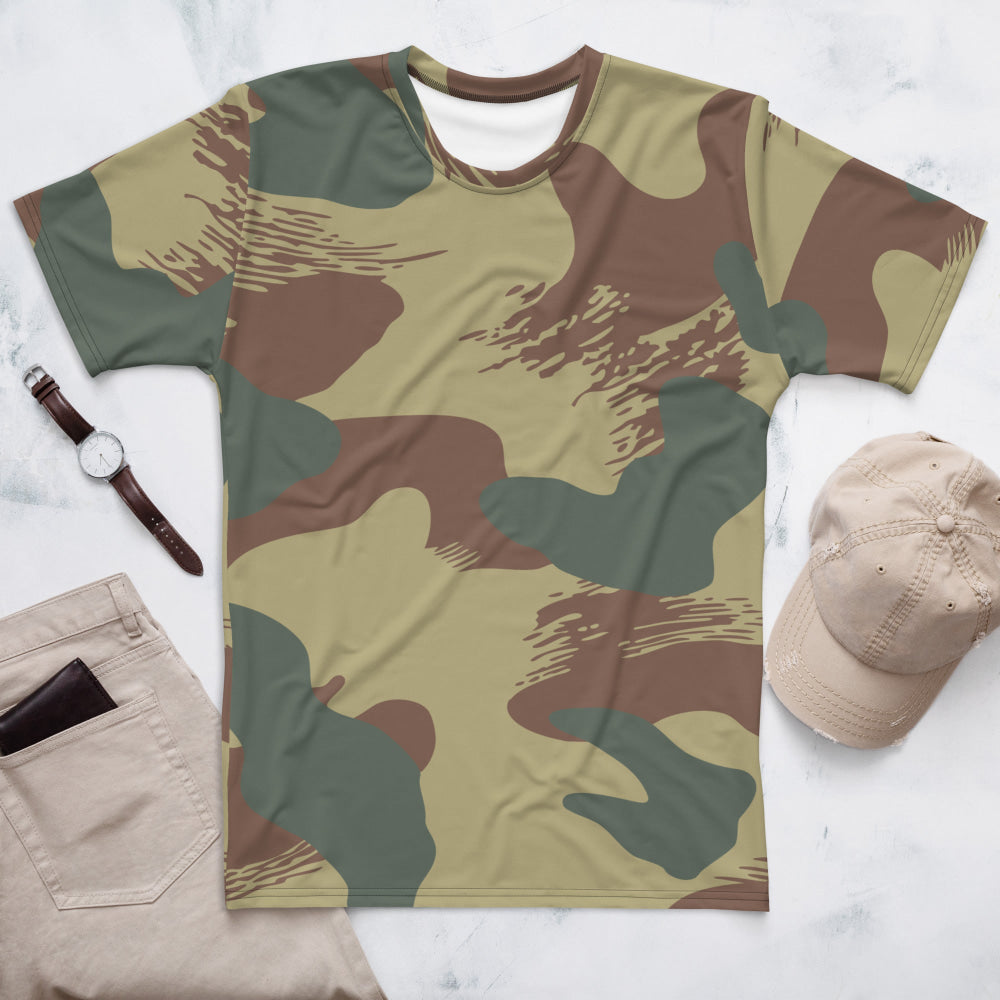 Belgium WW2 Independent Parachute Company Brushstroke CAMO Men’s t-shirt - XS - Mens T-Shirt