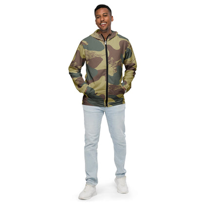 Belgium WW2 Independent Parachute Company Brushstroke CAMO Men’s windbreaker - Mens Windbreaker