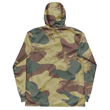 Belgium WW2 Independent Parachute Company Brushstroke CAMO Men’s windbreaker - Mens Windbreaker