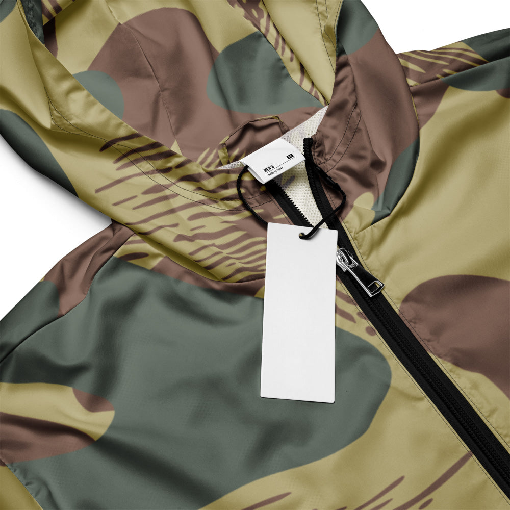 Belgium WW2 Independent Parachute Company Brushstroke CAMO Men’s windbreaker - Mens Windbreaker