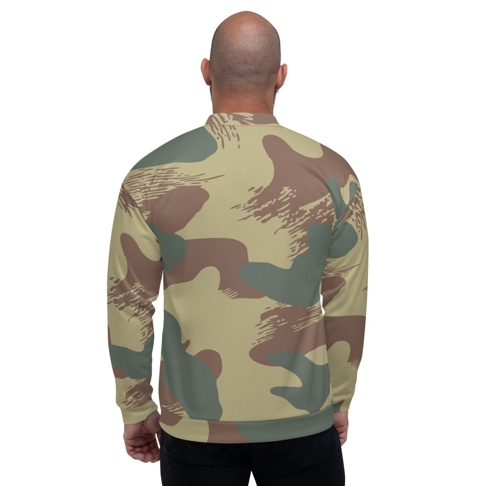 Belgium WW2 Independent Parachute Company Brushstroke CAMO Unisex Bomber Jacket