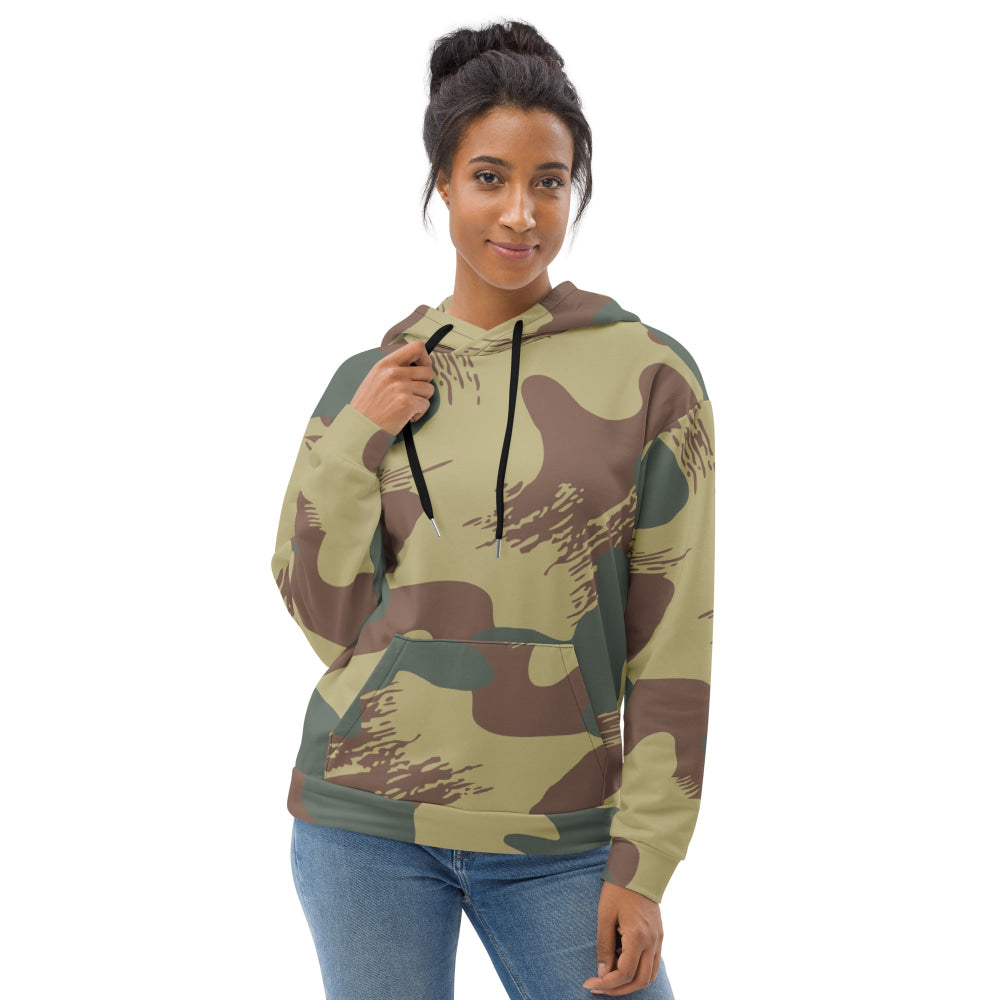 Belgium WW2 Independent Parachute Company Brushstroke CAMO Unisex Hoodie