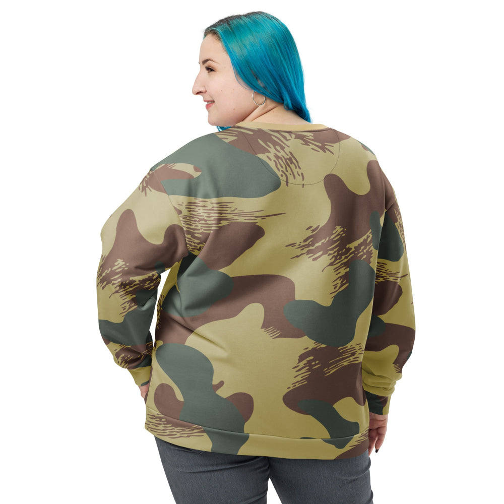 Belgium WW2 Independent Parachute Company Brushstroke CAMO Unisex Sweatshirt