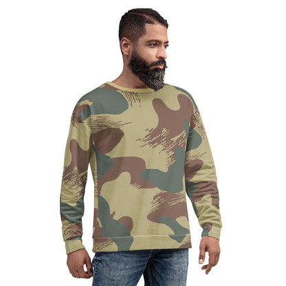 Belgium WW2 Independent Parachute Company Brushstroke CAMO Unisex Sweatshirt