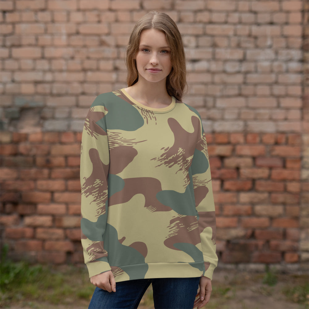 Belgium WW2 Independent Parachute Company Brushstroke CAMO Unisex Sweatshirt