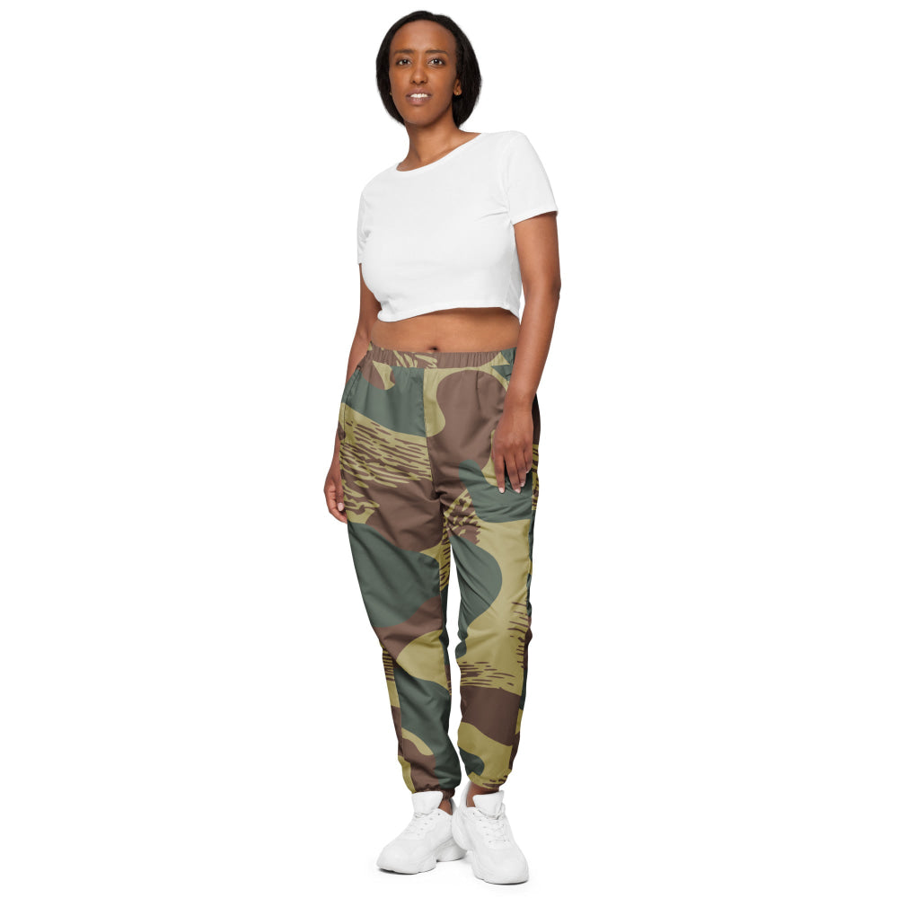 Belgium WW2 Independent Parachute Company Brushstroke CAMO Unisex track pants - Track Pants