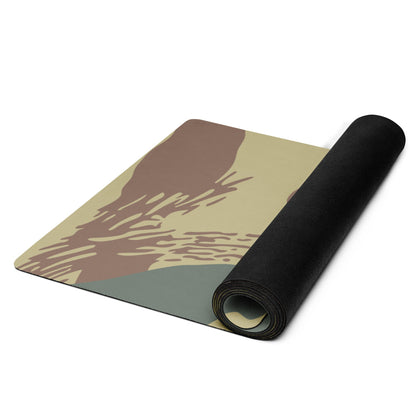 Belgium WW2 Independent Parachute Company Brushstroke CAMO Yoga mat - Mat