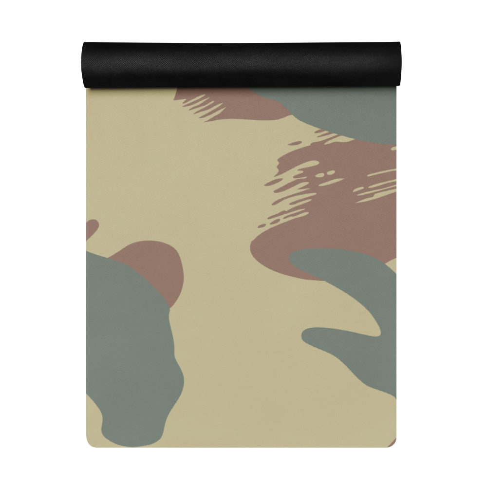 Belgium WW2 Independent Parachute Company Brushstroke CAMO Yoga mat - Mat