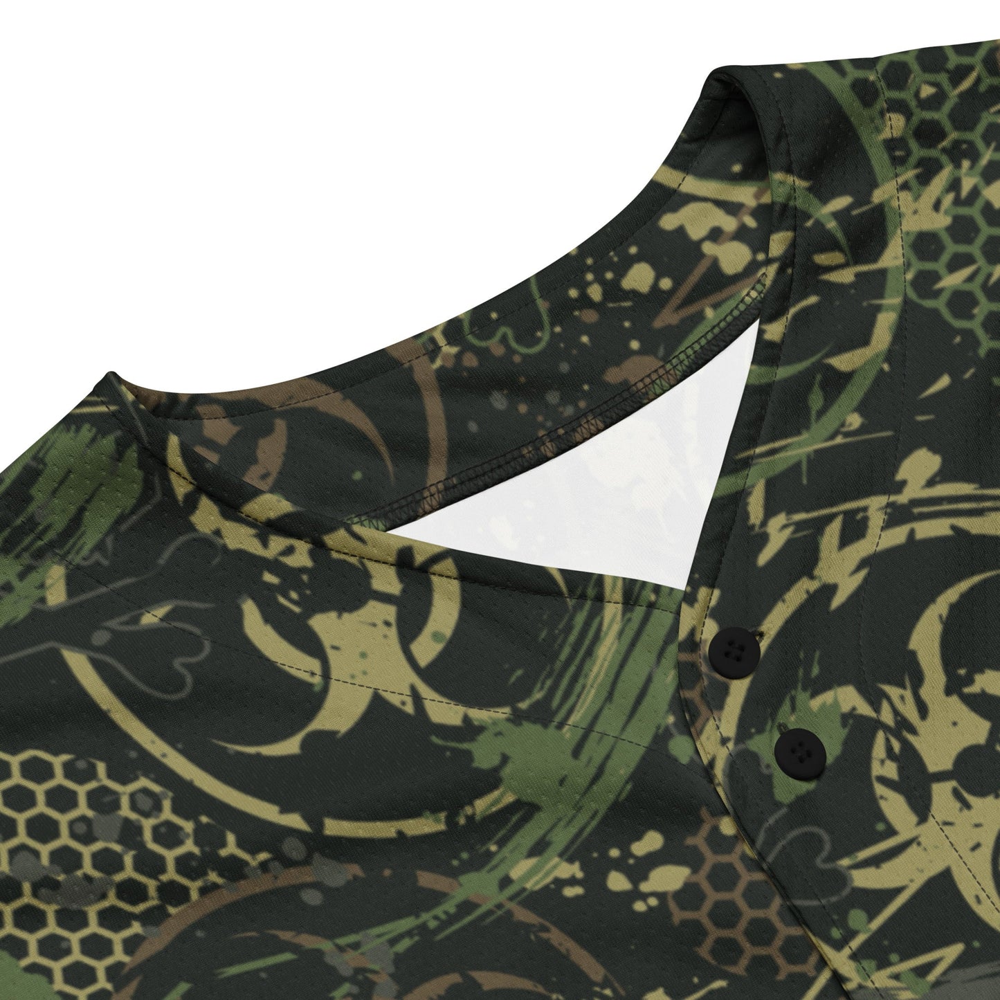 Biohazard Wasteland CAMO baseball jersey - Baseball Jerseys