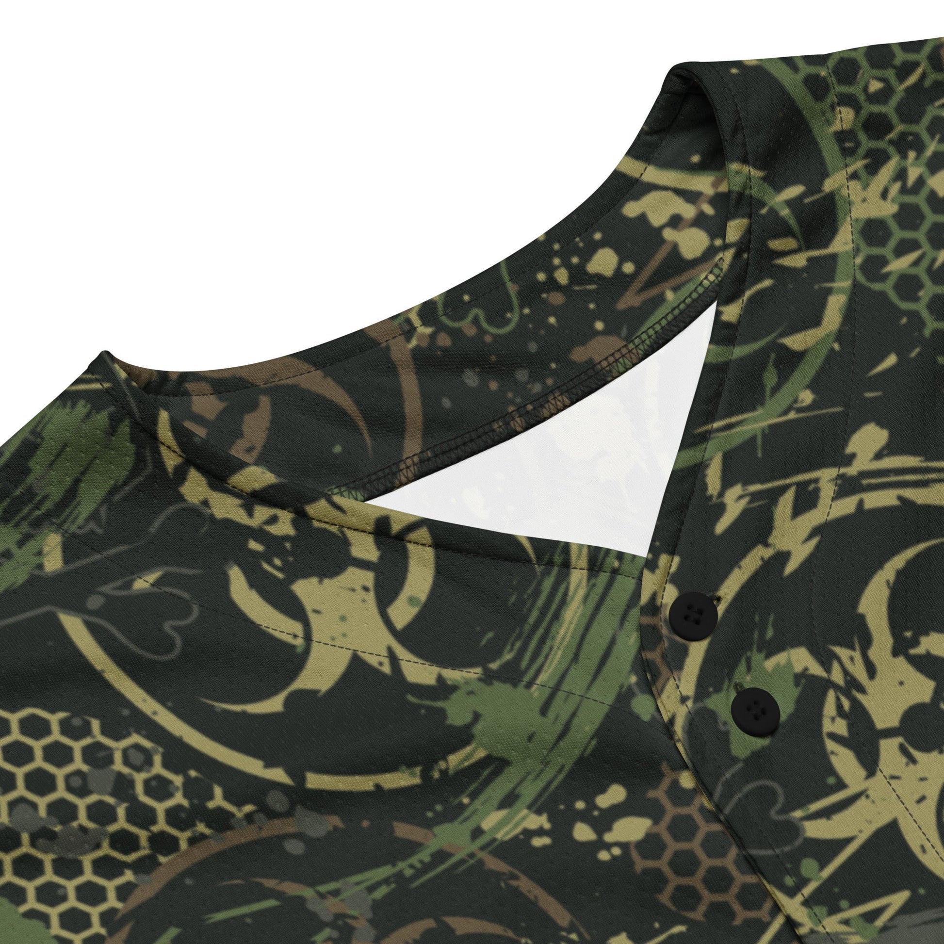 Biohazard Wasteland CAMO baseball jersey - Baseball Jerseys