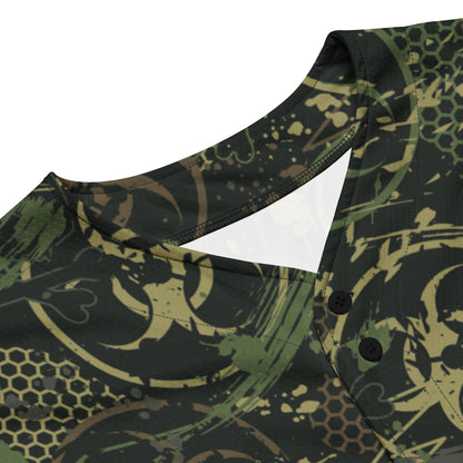 Biohazard Wasteland CAMO baseball jersey - Baseball Jerseys