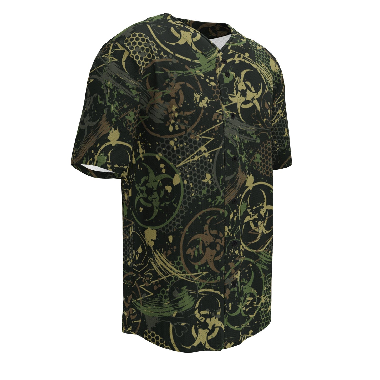 Biohazard Wasteland CAMO baseball jersey - Baseball Jerseys