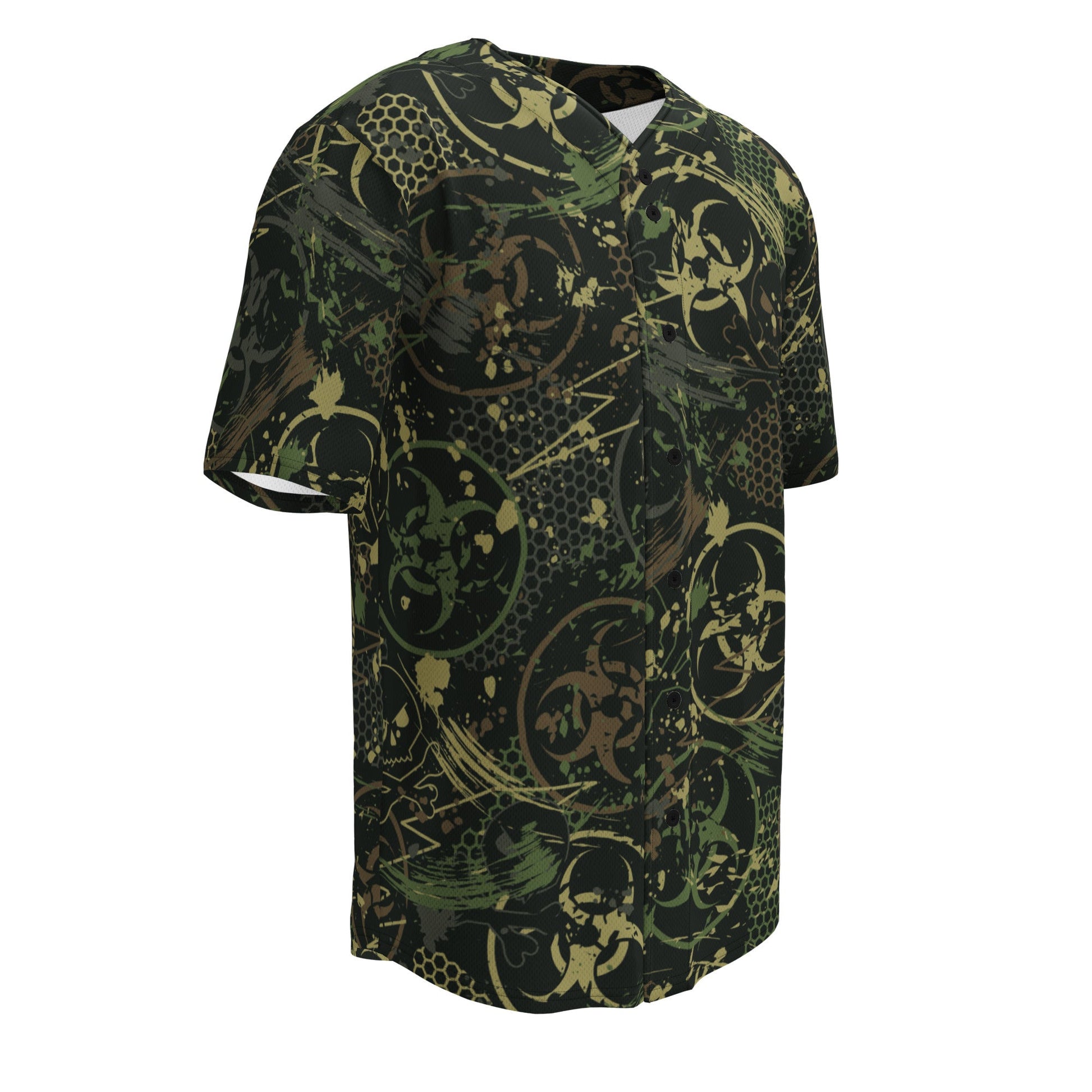 Biohazard Wasteland CAMO baseball jersey - Baseball Jerseys