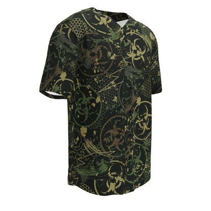 Biohazard Wasteland CAMO baseball jersey - Baseball Jerseys