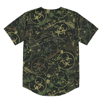 Biohazard Wasteland CAMO baseball jersey - Baseball Jerseys