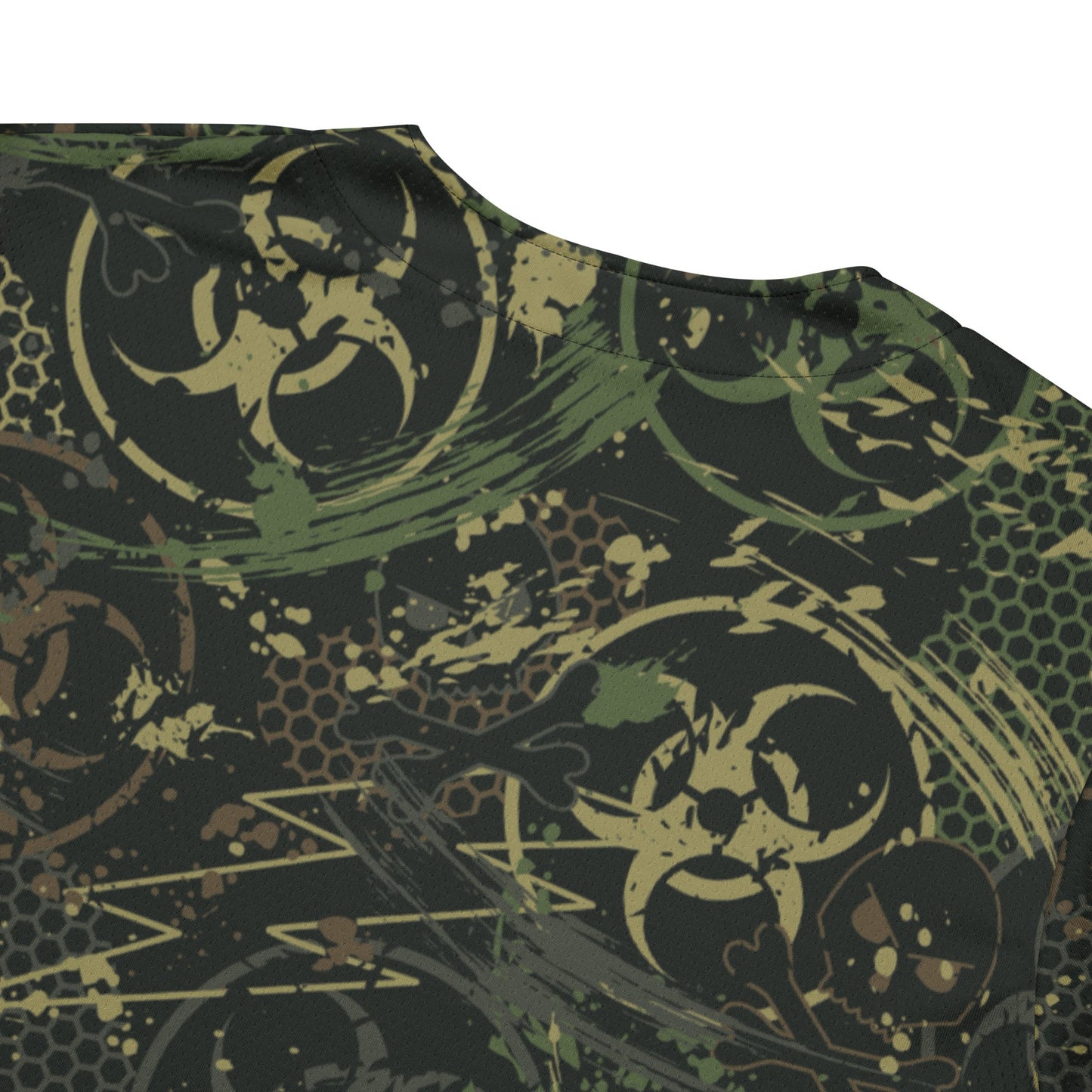 Biohazard Wasteland CAMO baseball jersey - Baseball Jerseys