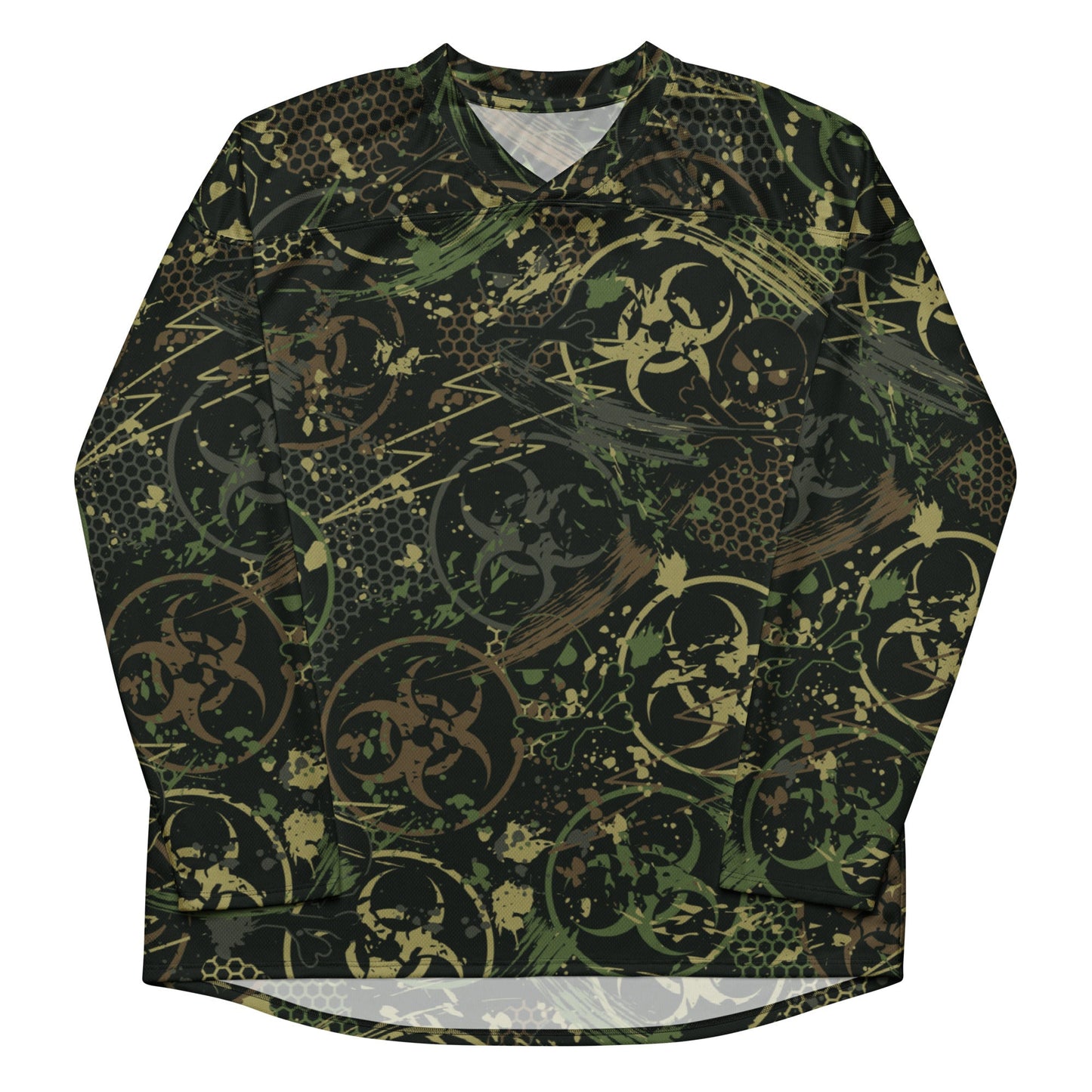 Biohazard Wasteland CAMO hockey fan jersey - Hockey Jerseys