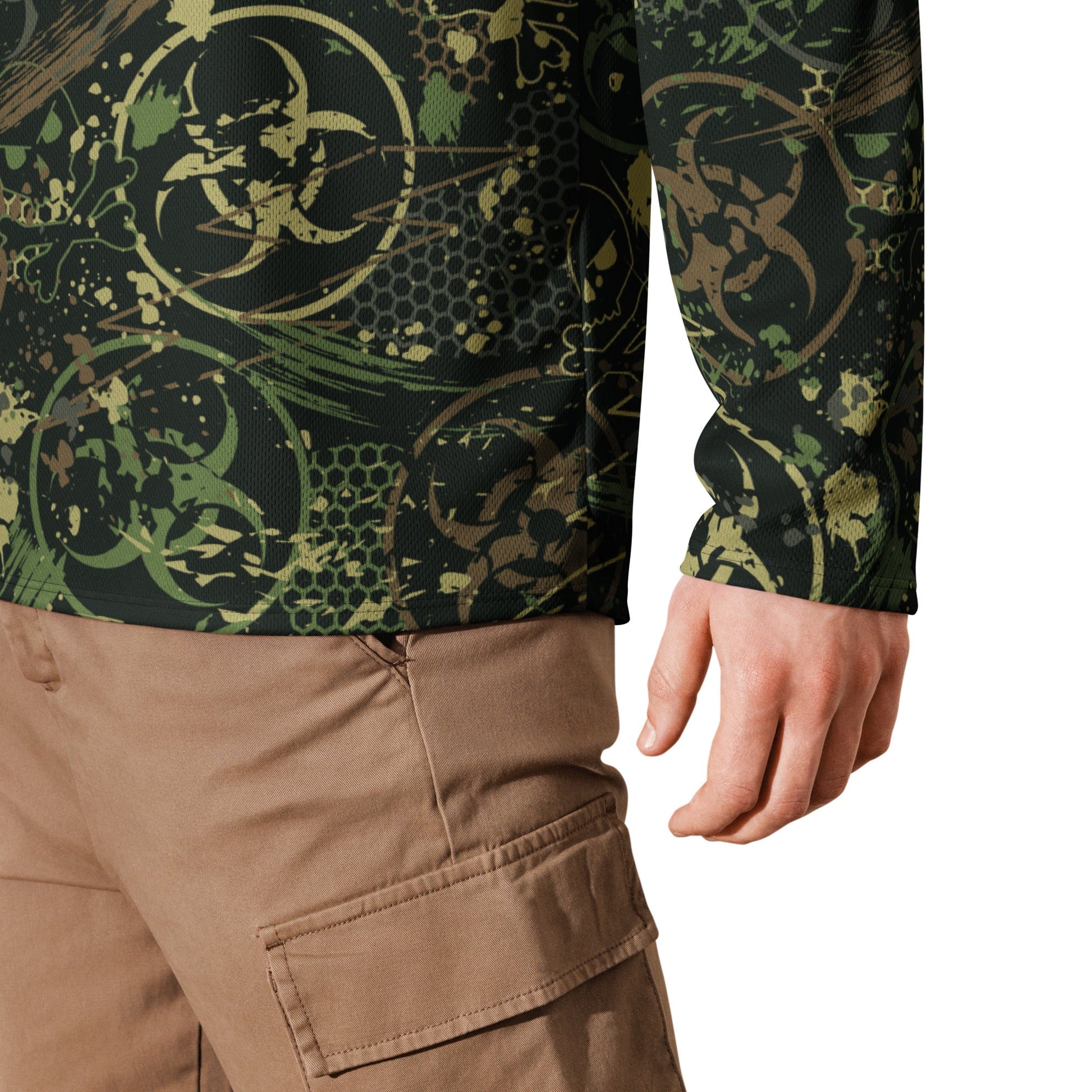 Biohazard Wasteland CAMO hockey fan jersey - Hockey Jerseys