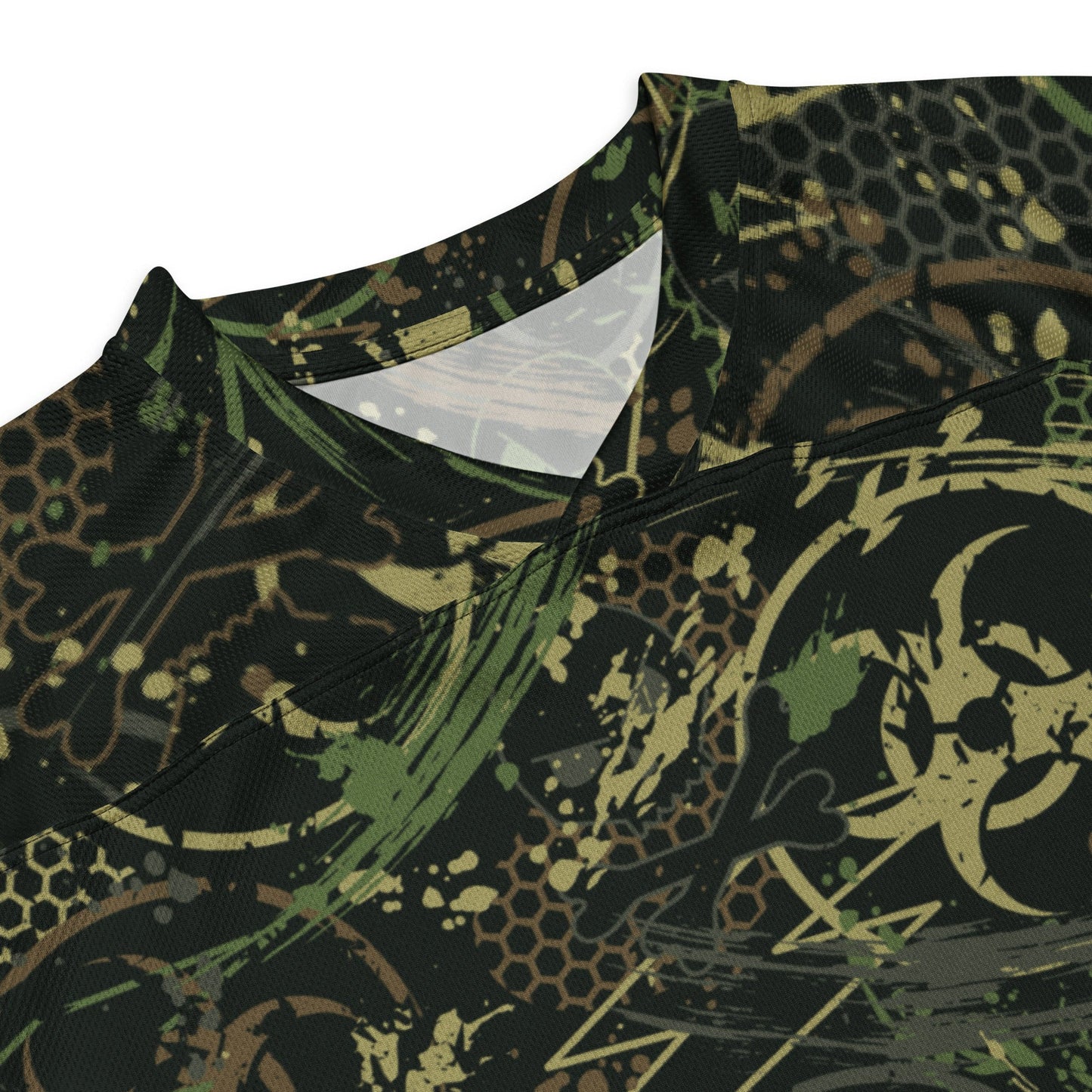 Biohazard Wasteland CAMO hockey fan jersey - Hockey Jerseys