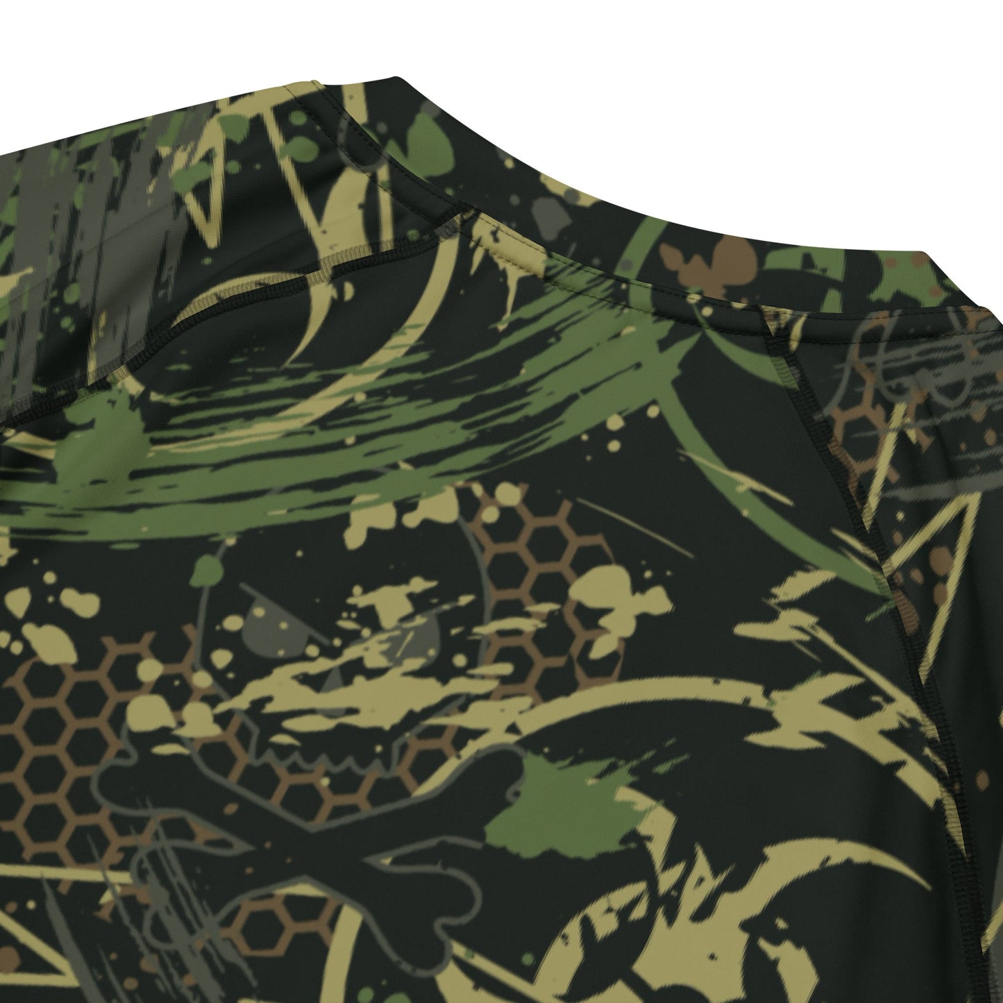 Biohazard Wasteland CAMO Mens Short-Sleeve Rash Guard - Short-sleeve Guards