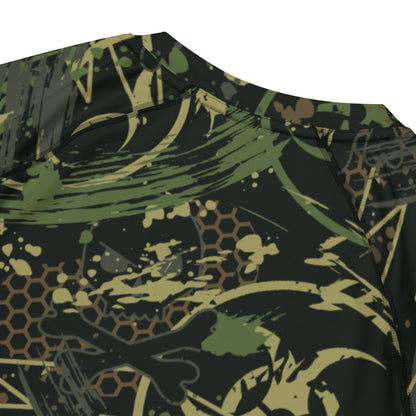Biohazard Wasteland CAMO Mens Short-Sleeve Rash Guard - Short-sleeve Guards