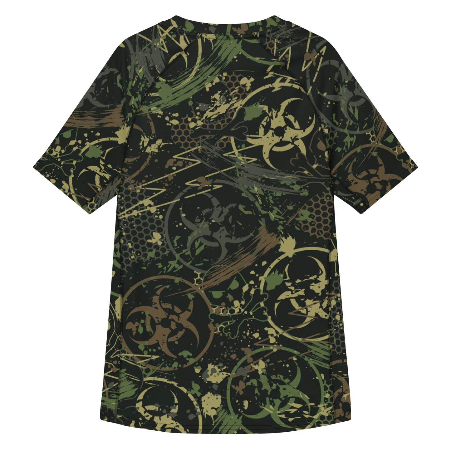 Biohazard Wasteland CAMO Mens Short-Sleeve Rash Guard - Short-sleeve Guards