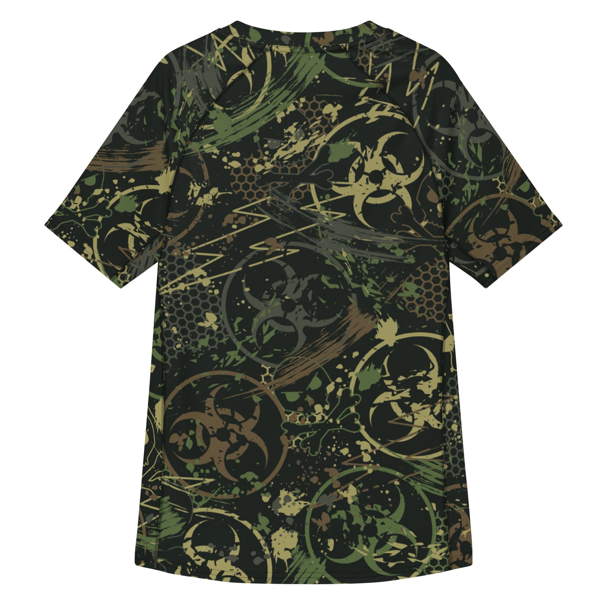 Biohazard Wasteland CAMO Mens Short-Sleeve Rash Guard - Short-sleeve Guards