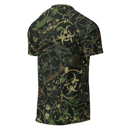 Biohazard Wasteland CAMO Mens Short-Sleeve Rash Guard - Short-sleeve Guards