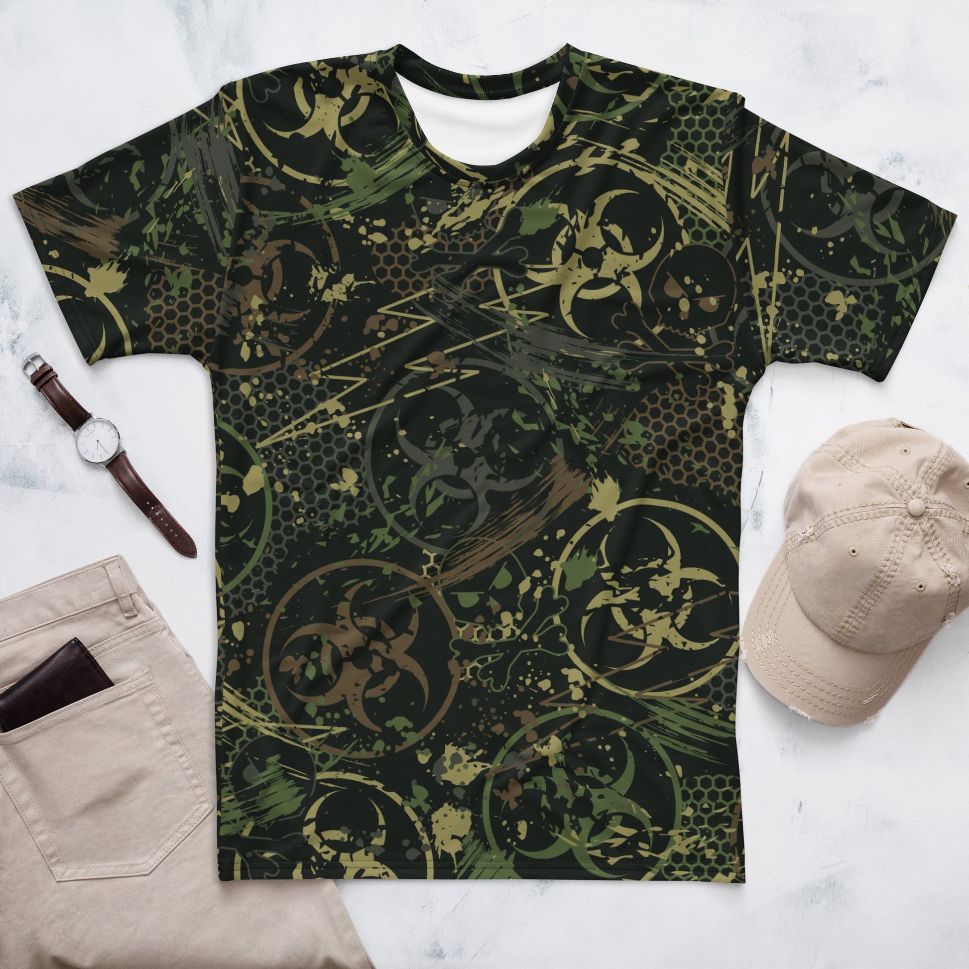 Biohazard Wasteland CAMO Mens t-shirt - XS - T-Shirts
