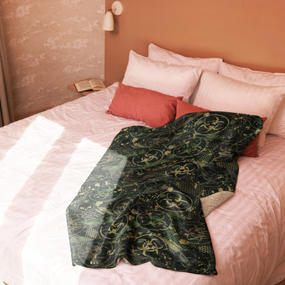 Biohazard Wasteland CAMO Sherpa blanket - Blankets