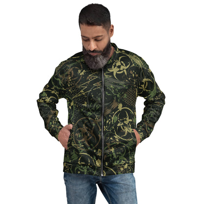 Biohazard Wasteland CAMO Unisex Bomber Jacket - XS - Jackets