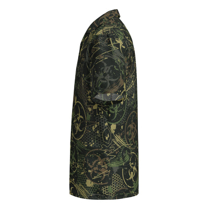 Biohazard Wasteland CAMO Unisex button shirt - Button Shirts