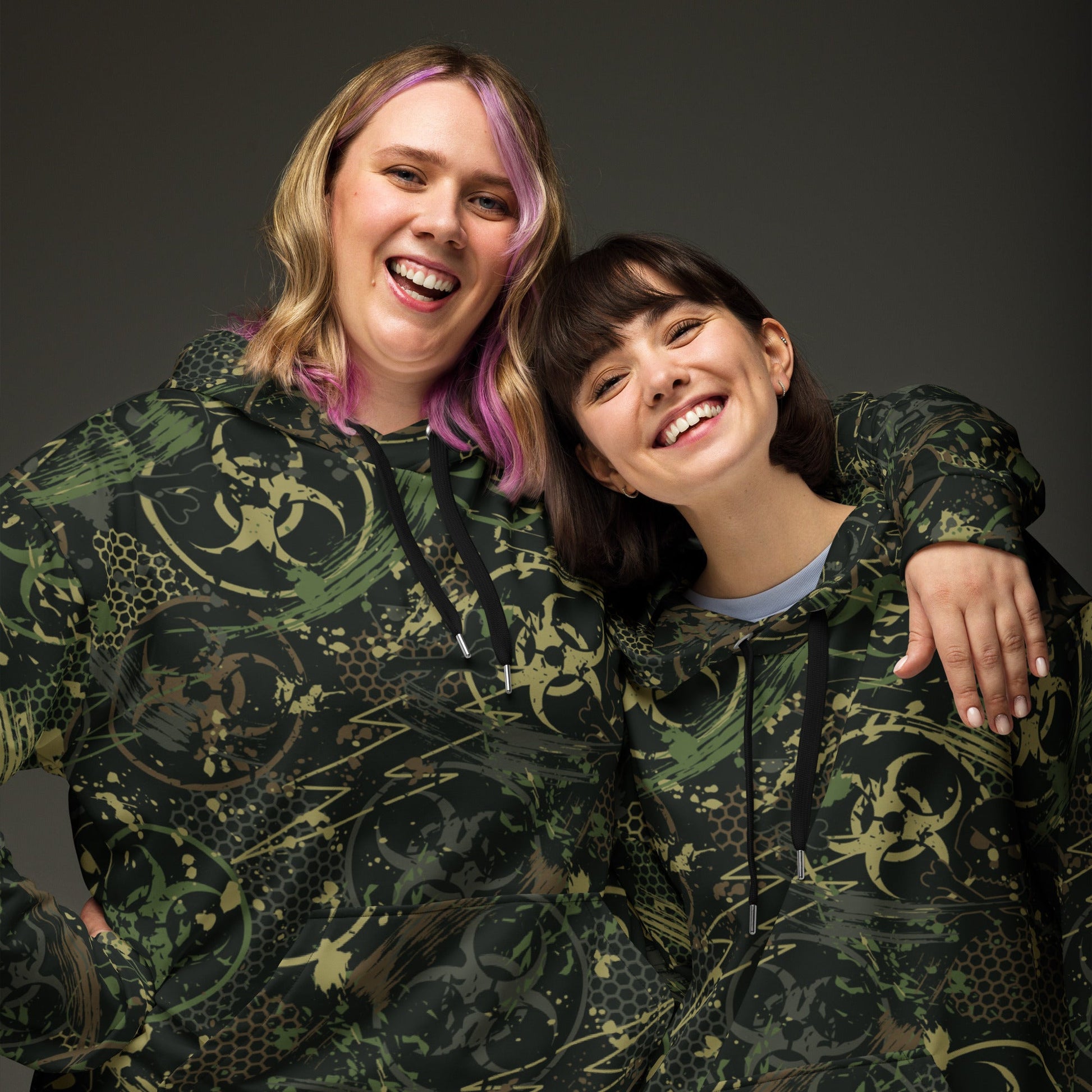 Biohazard Wasteland CAMO Unisex Hoodie - Hoodies