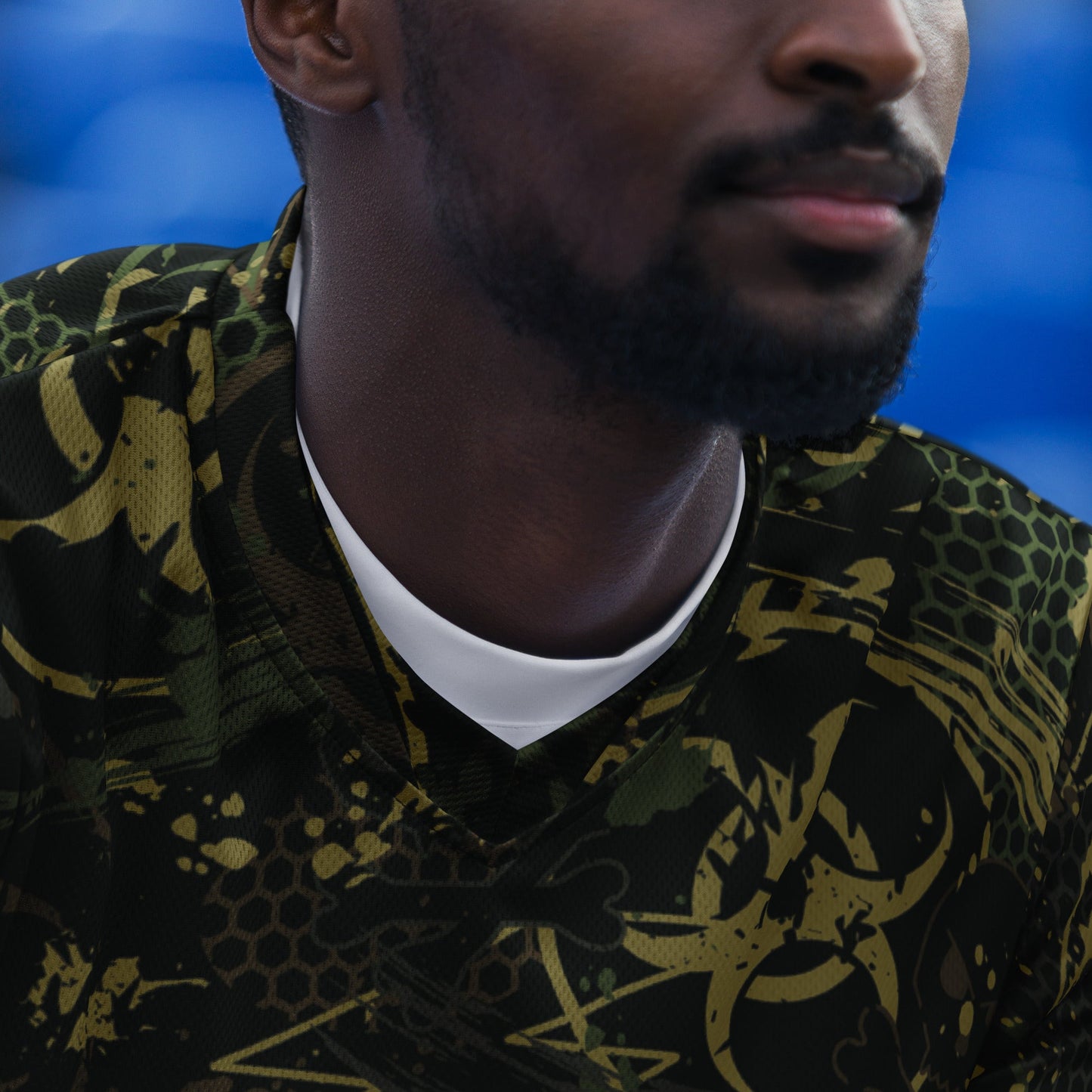 Biohazard Wasteland CAMO unisex sports jersey - Sports Jerseys