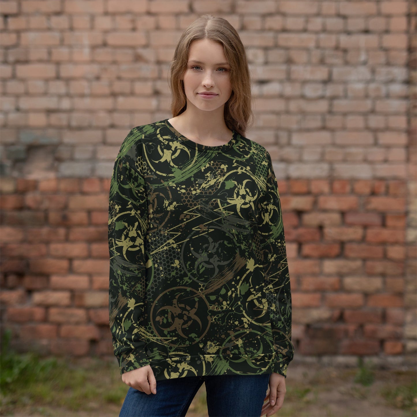 Biohazard Wasteland CAMO Unisex Sweatshirt - Sweatshirts