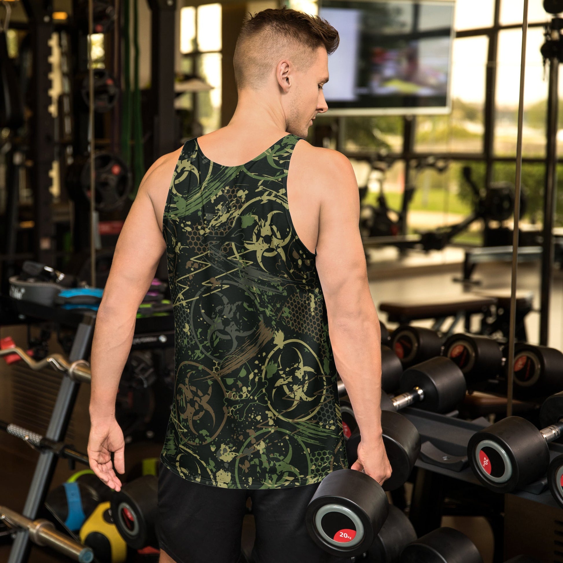 Biohazard Wasteland CAMO Unisex Tank Top - Tops