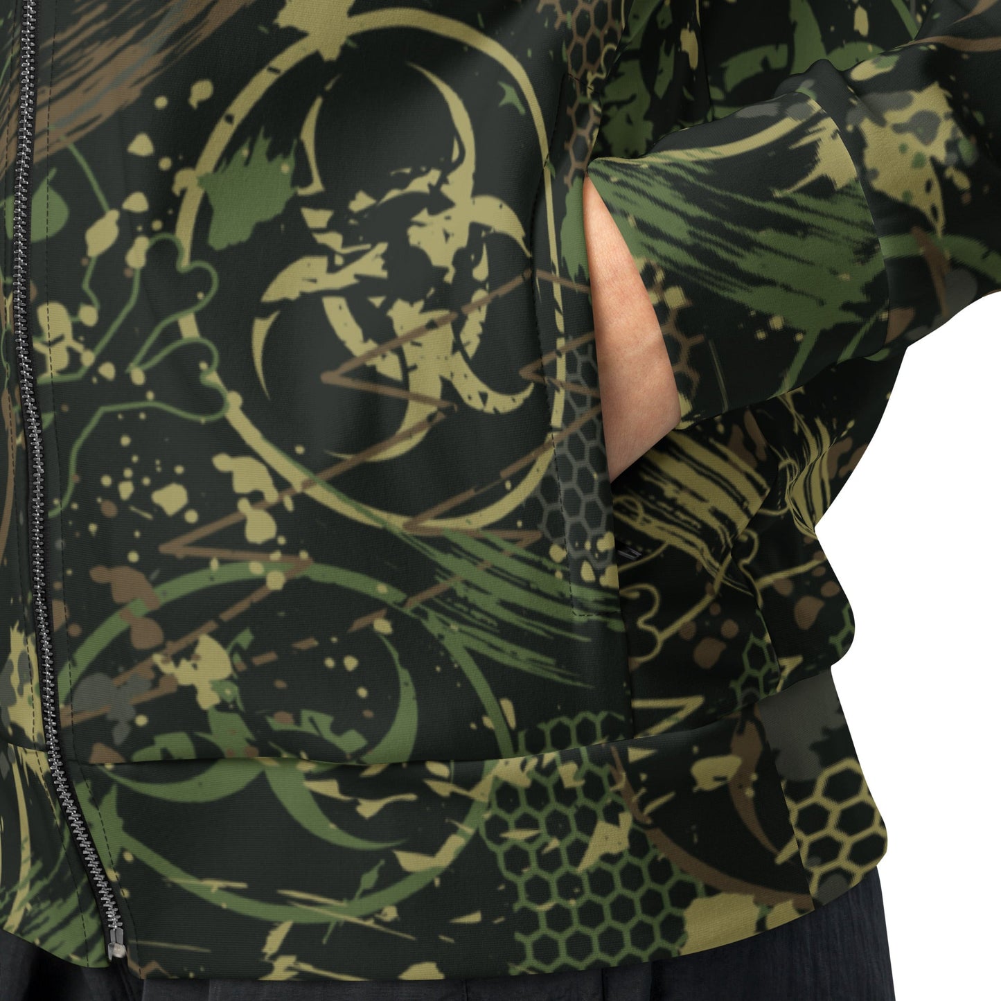 Biohazard Wasteland CAMO Unisex track jacket - Track Jackets