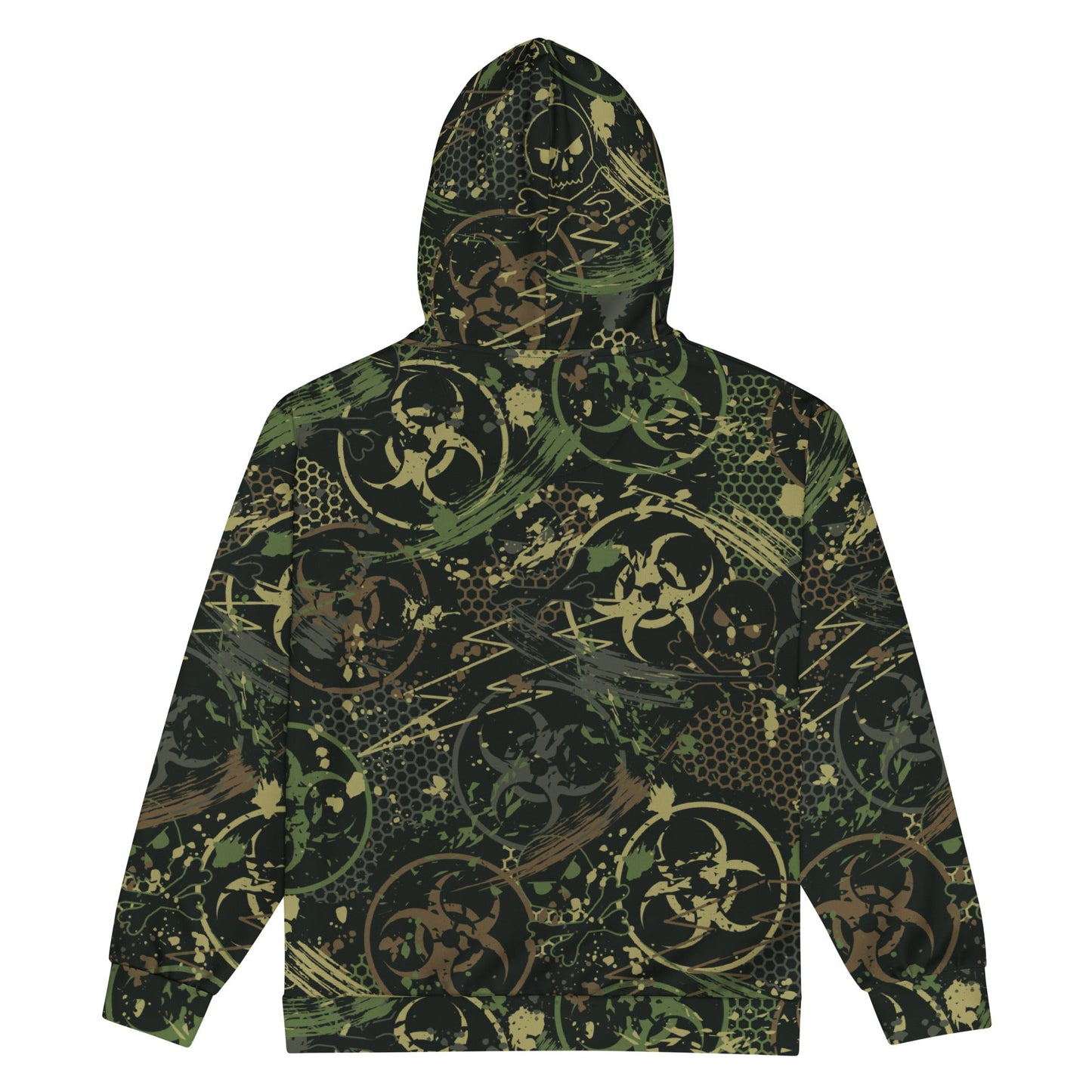 Biohazard Wasteland CAMO Unisex zip hoodie - Zip Hoodies