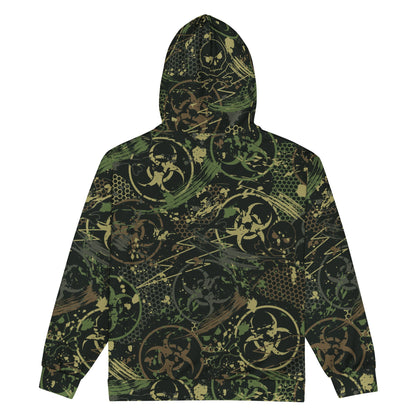 Biohazard Wasteland CAMO Unisex zip hoodie - Zip Hoodies