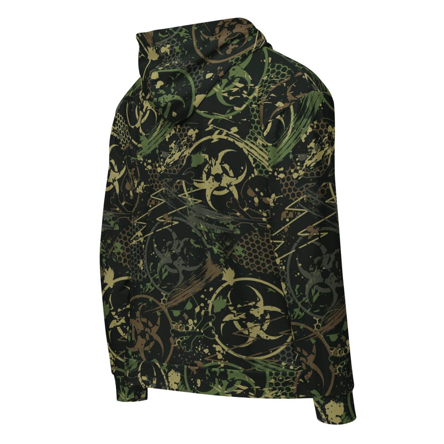 Biohazard Wasteland CAMO Unisex zip hoodie - Zip Hoodies
