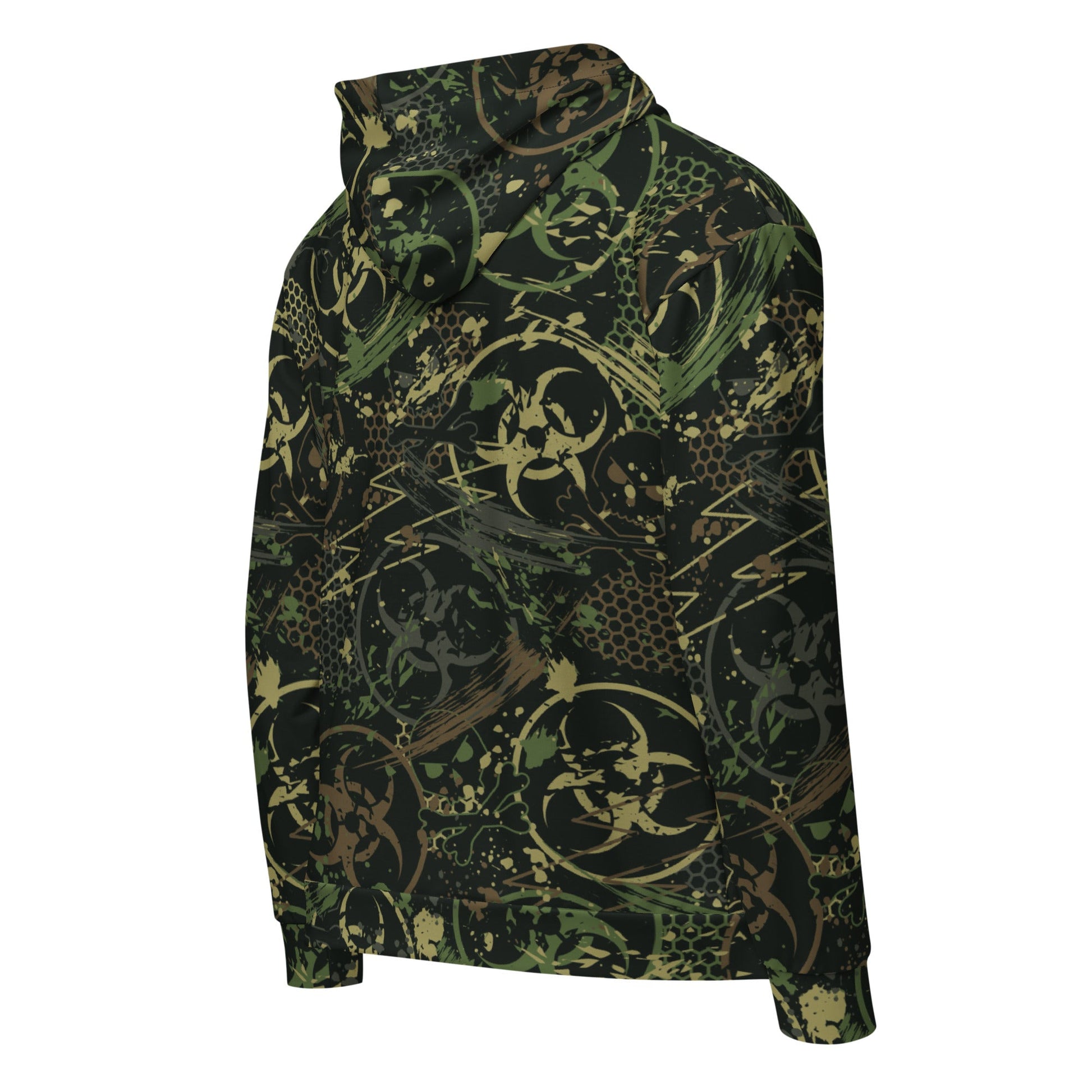 Biohazard Wasteland CAMO Unisex zip hoodie - Zip Hoodies
