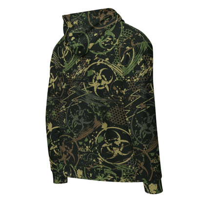 Biohazard Wasteland CAMO Unisex zip hoodie - Zip Hoodies