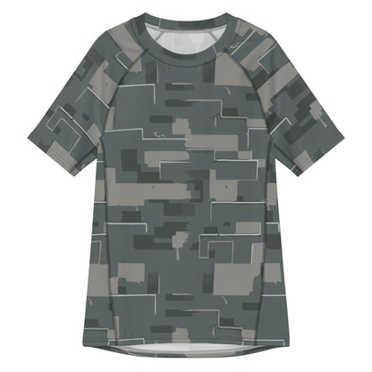 Black OPS Modern Warfare City Digital CAMO Mens Short-Sleeve Rash Guard - 2XS - Short-sleeve Guards