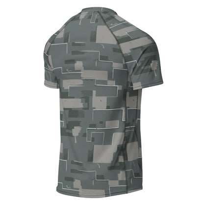 Black OPS Modern Warfare City Digital CAMO Mens Short-Sleeve Rash Guard - Short-sleeve Guards