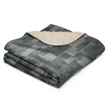 Black OPS Modern Warfare City Digital CAMO Sherpa blanket - Blankets