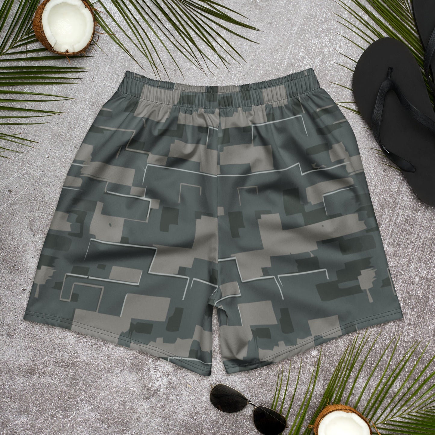 Black OPS Modern Warfare City Digital CAMO Unisex Athletic Long Shorts